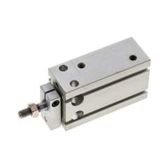 EMC EUK 20/20. Direct assembly cylinder, Piston 20mm, stroke 20mm, non-rotating piston rod