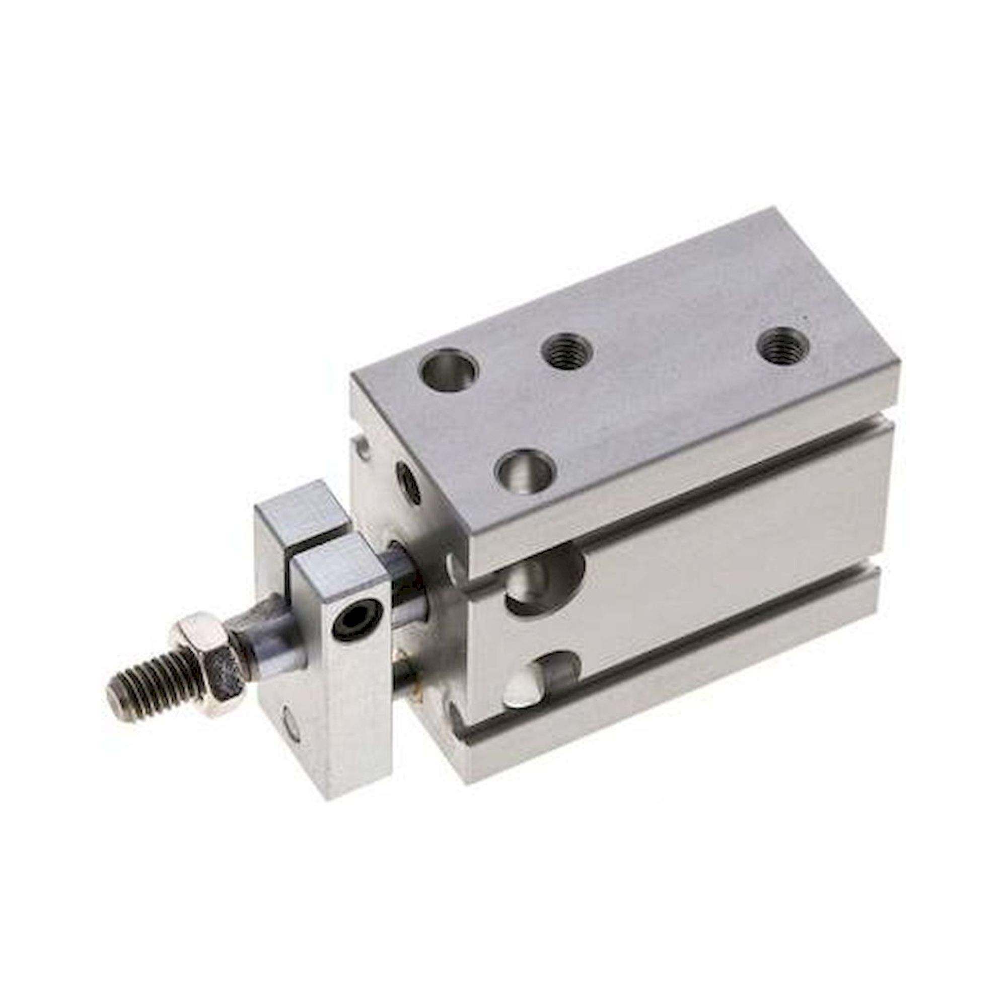 EMC EUK 20/5. Direktmontagezylinder, Kolben 20mm,Hub 5mm, verdrehgesicherte Kolbenstange