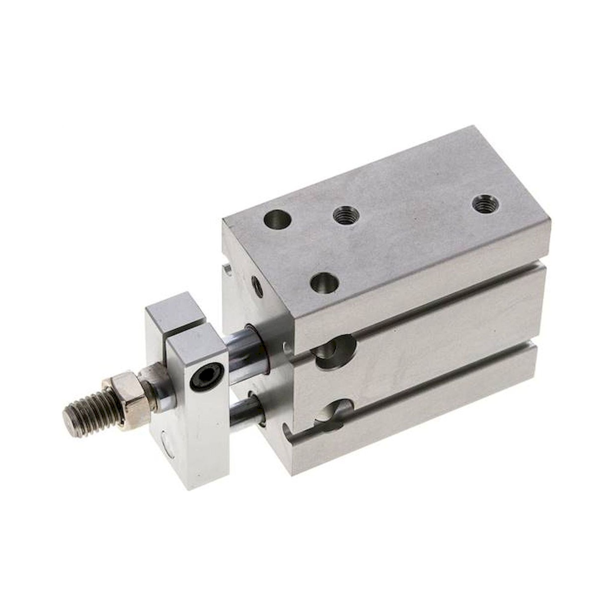 EMC EUK 25/10. Direktmontagezylinder, Kolben 25mm,Hub 10mm, verdrehgesicherte Kolbenstange