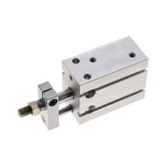 EMC EUK 25/15. Direct assembly cylinder, Piston 25mm, stroke 15mm, non-rotating piston rod