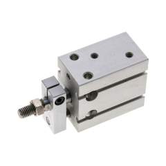 EMC EUK 25/5. Direct assembly cylinder, Piston 25mm, stroke 5mm, non-rotating piston rod