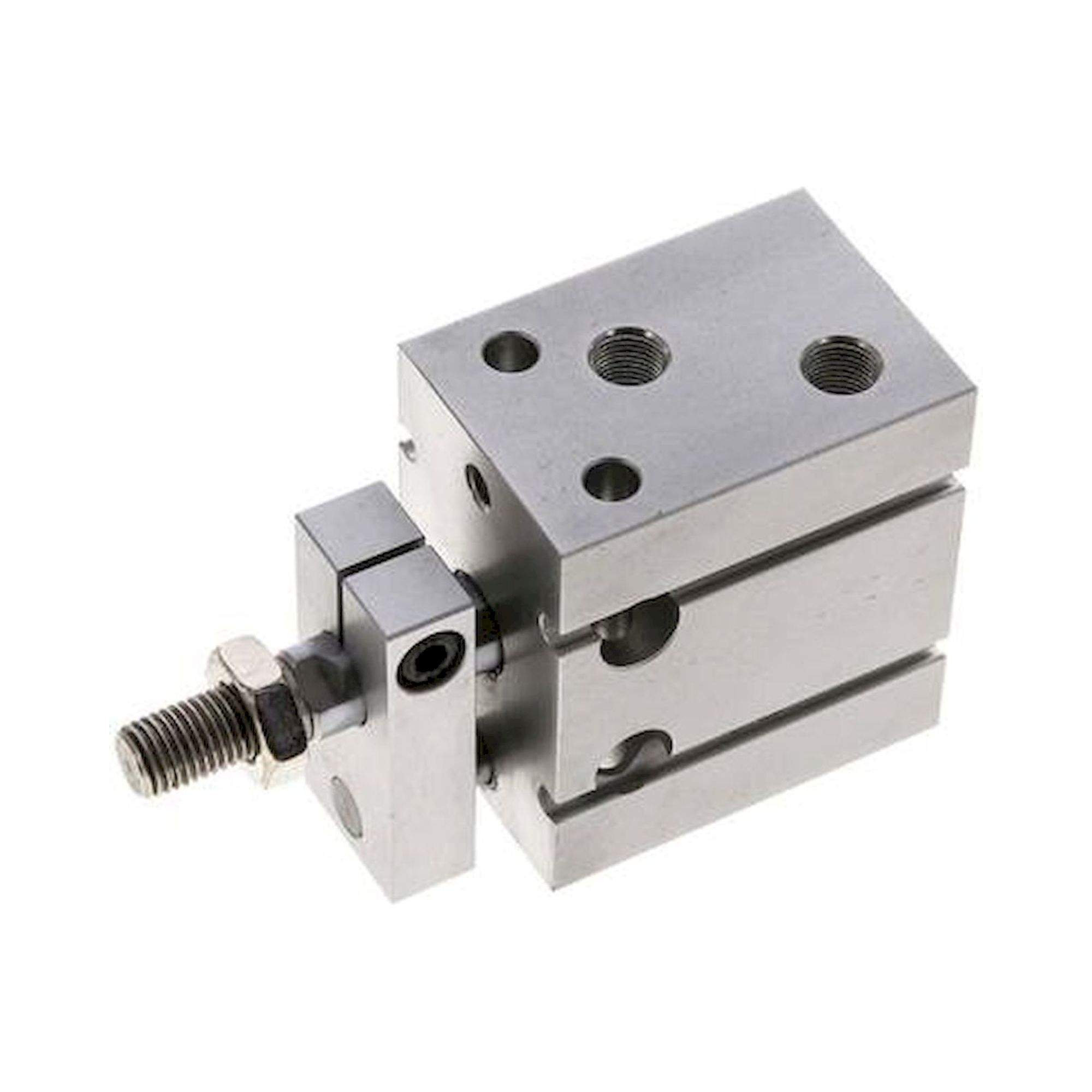 EMC EUK 32/5. Direktmontagezylinder, Kolben 32mm,Hub 5mm, verdrehgesicherte Kolbenstange