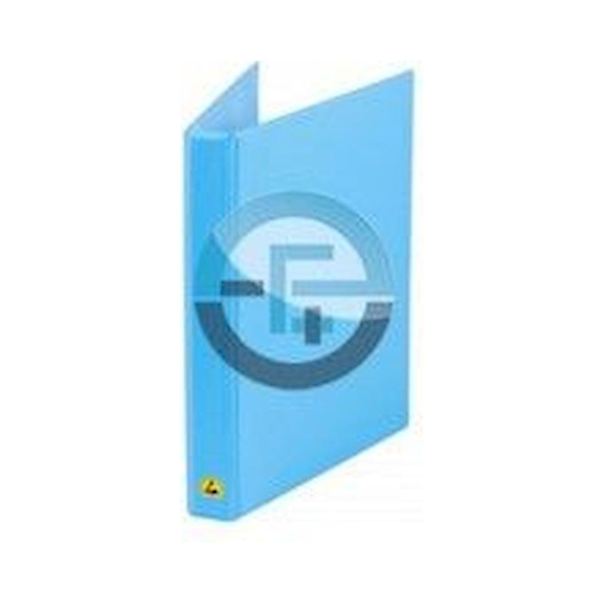 ESD Ringbuch DIN A4, blau, Rückenbreite 50 mm/4 Ring