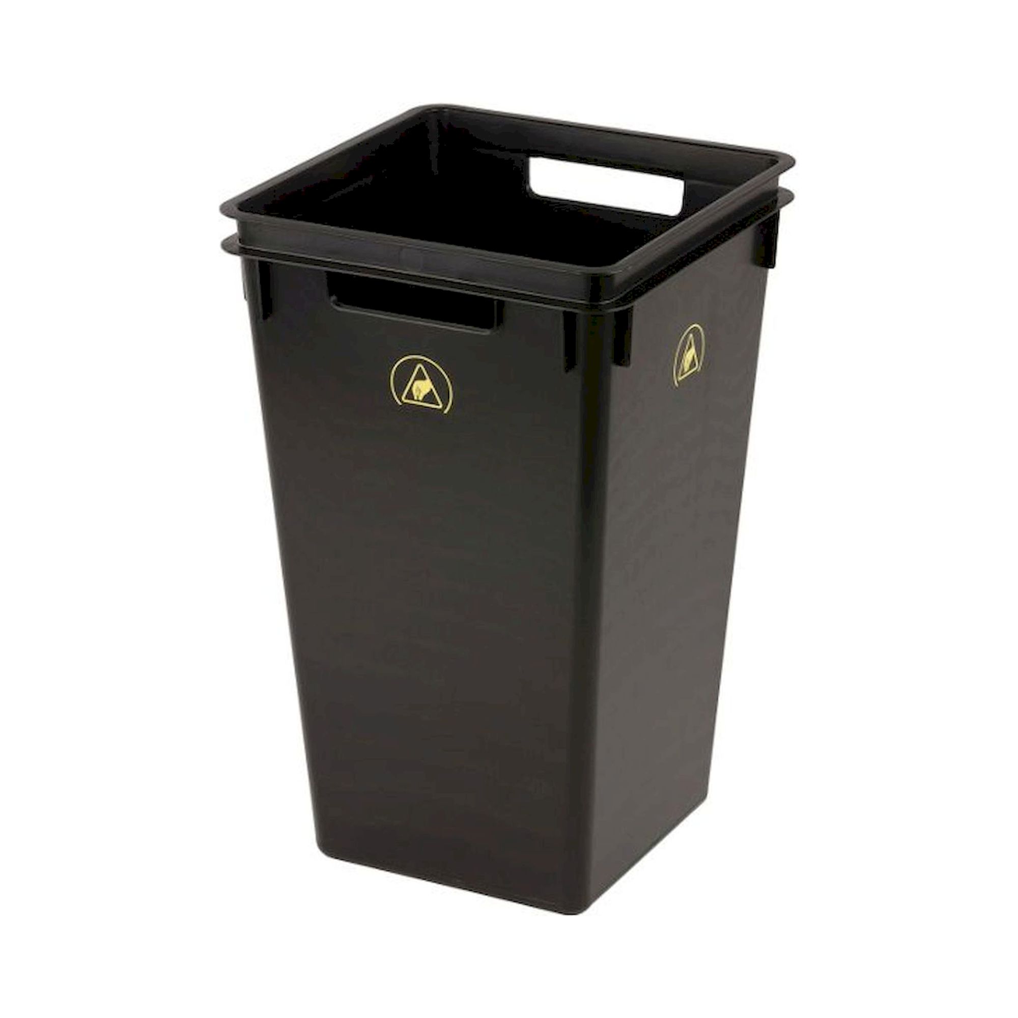ESD trash can, square, 40 litres