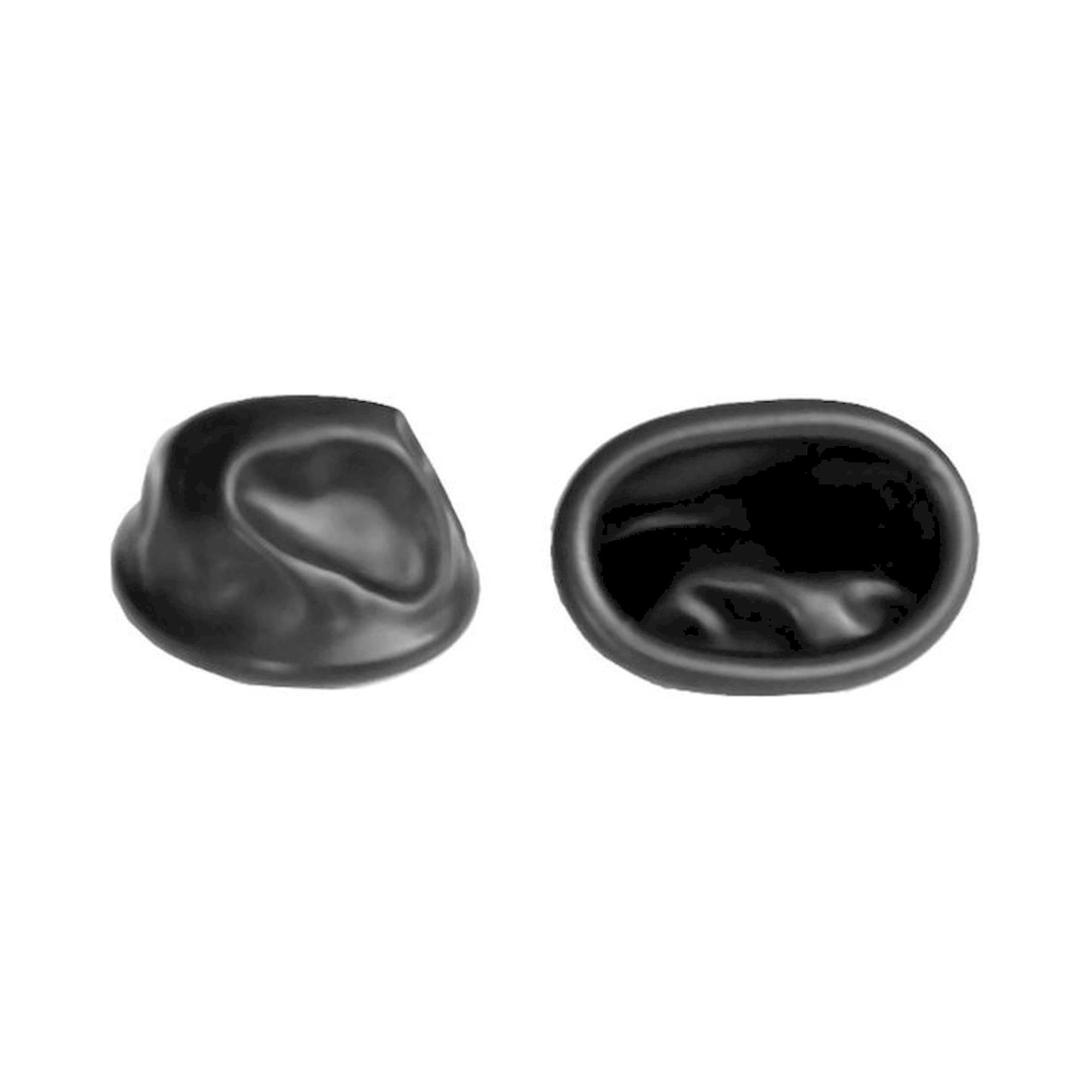 ESD finger cots latex, rolled, cleanroom compatible, black, M