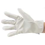 ESD glove polyester, lint-free, PU cleanroom compatible, white, coated, S