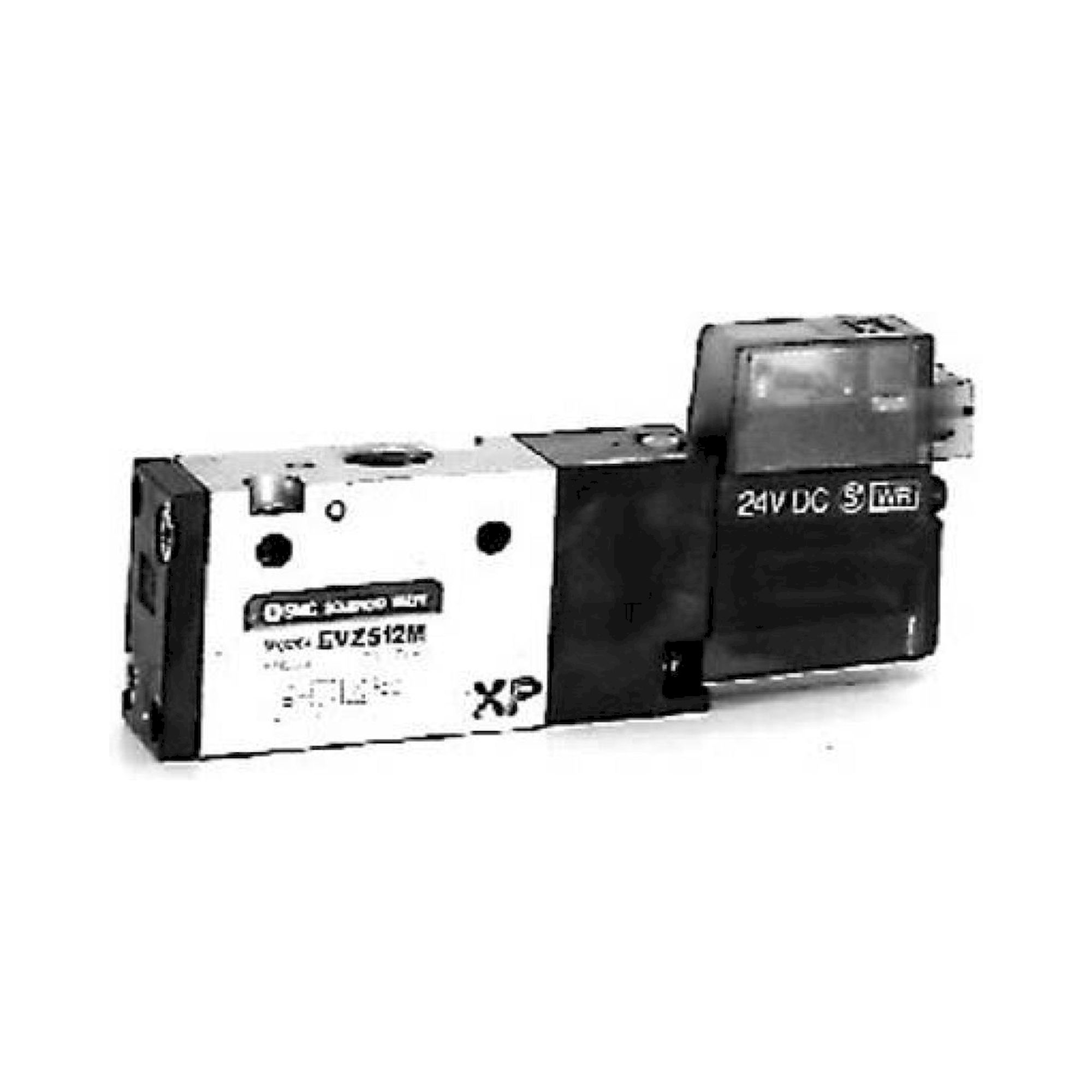SMC EVZ512M-5DO-01F-Q. EVZ500, 3 Port Solenoid Valve, Body Ported, Base Mounted, European