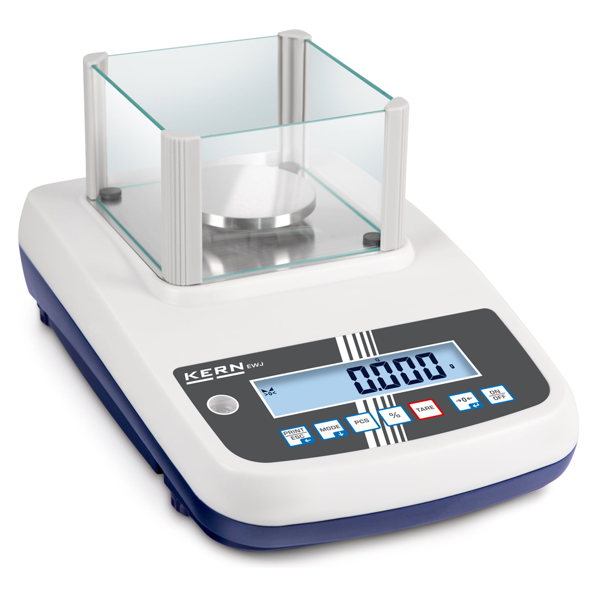 Kompakt-Laborwaage 300 g Ablesbarkeit 0,001 g - KERN EWJ 300-3