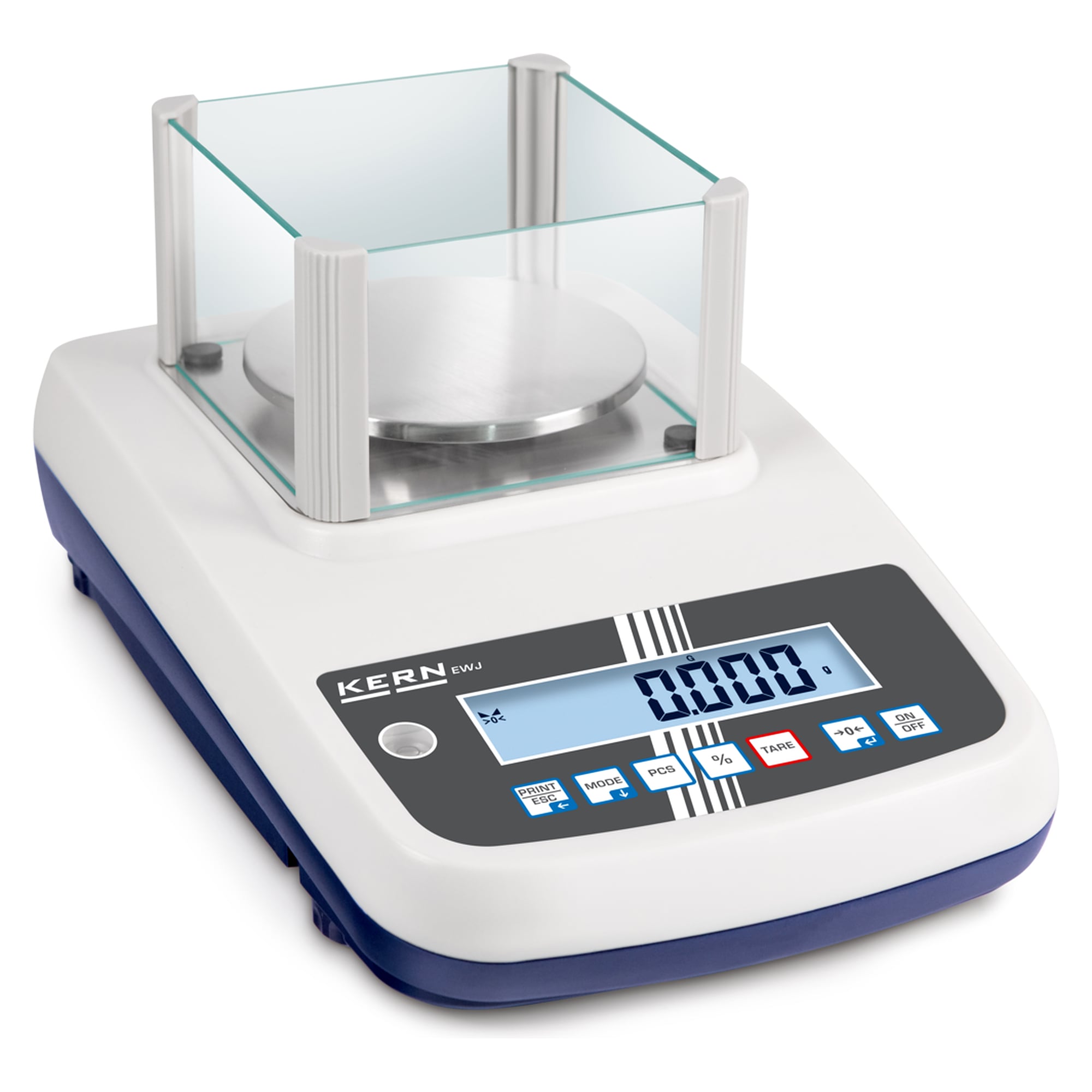 Kompakt-Laborwaage 600 g Ablesbarkeit 0,001 g - KERN EWJ 600-3