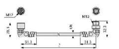 SMC EX500-AC030-SSPS. Strangleitung