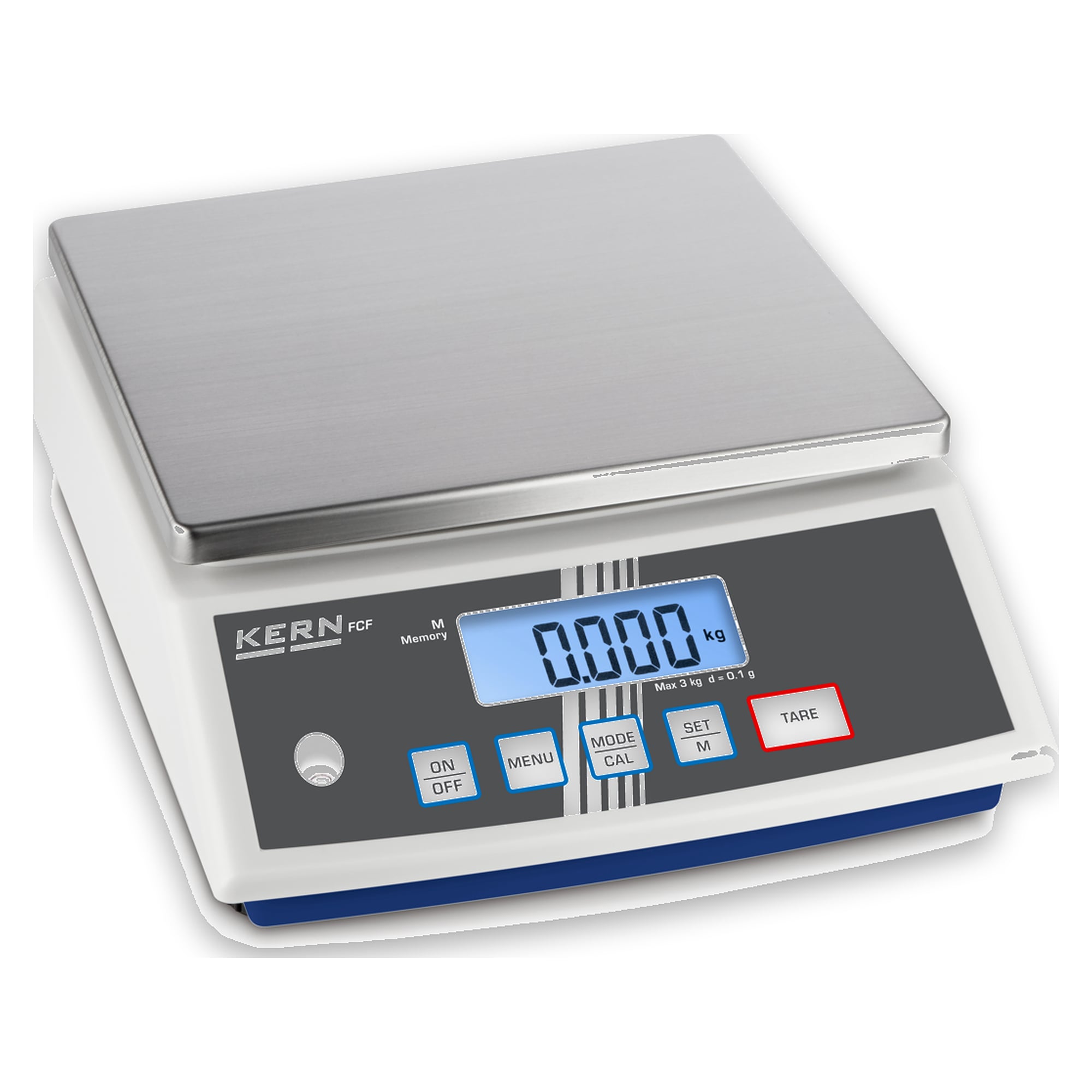 Tischwaage 30000 g Ablesbarkeit 1 g - KERN FCF 30K-3