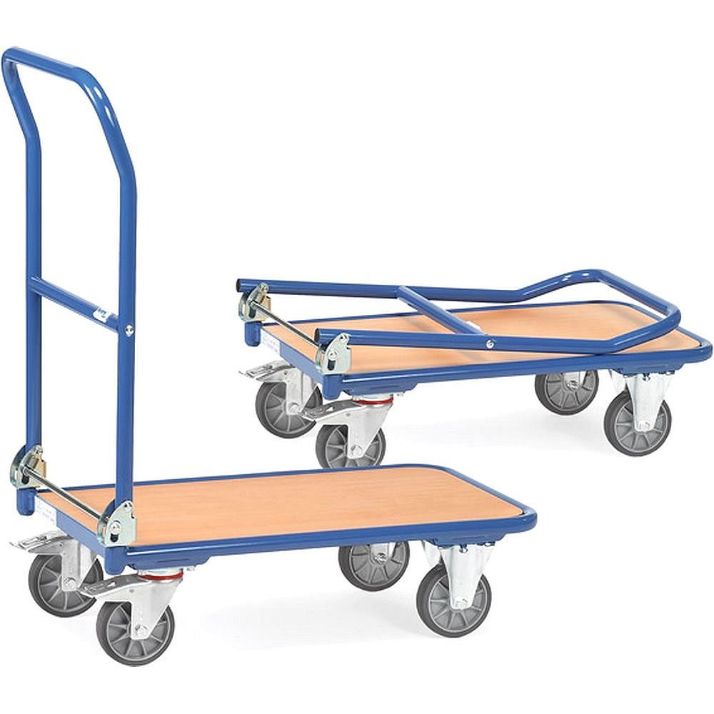 Fetra 1132. Collapsible carts. Handlebar foldable onto platform