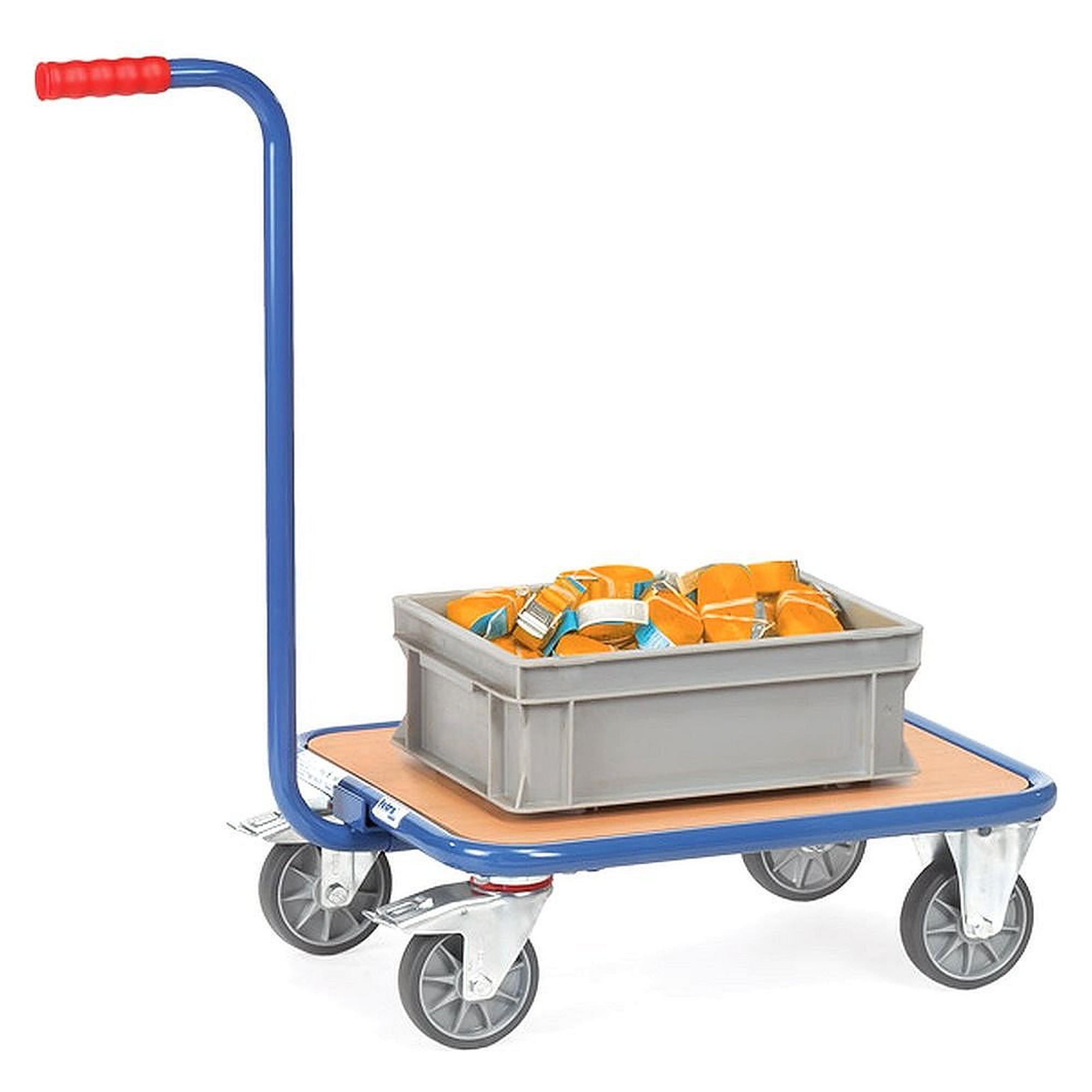 Griffroller 250 kg, Ladefläche 600 x 500 mm (Holzboden) - Fetra 1161