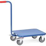 Fetra 1163. Dollies with gooseneck handles. 250 kg, platform size 600x500mm, sheet steel platform