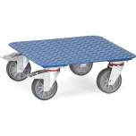 Fetra 1167. Small dollies. 400 kg, platform size 500x500mm, with chequer plate platform