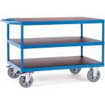 Fetra 12422. Table top carts. 1200 kg, 3 shelves