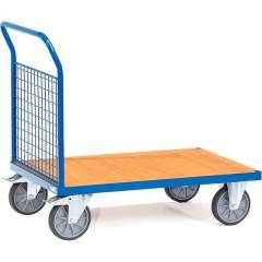 Fetra 1510. Panelled end platform carts. up to 600 kg, panelled end made of wire  lattice