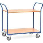 Fetra 1600. Table top carts. 200 kg, 2 shelves