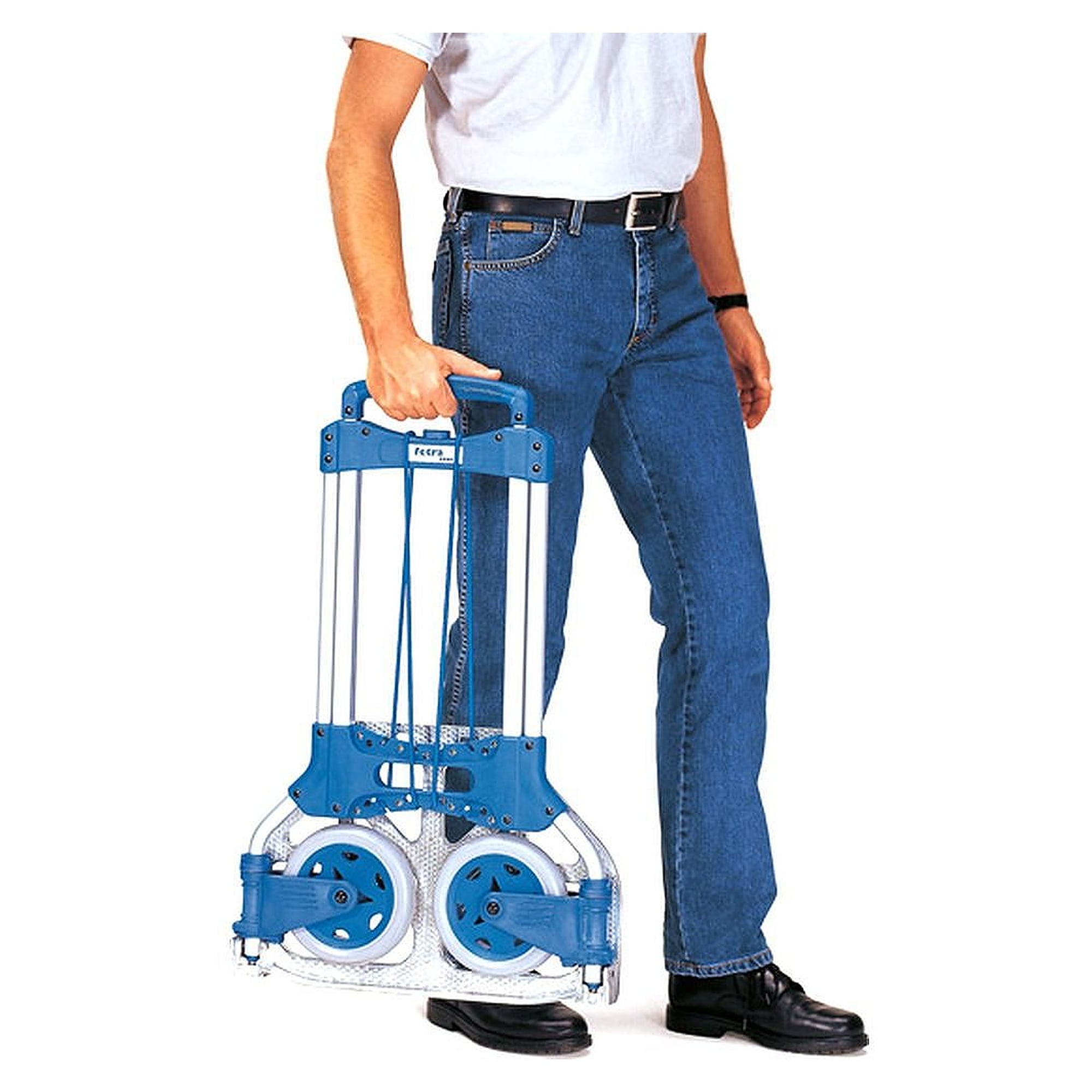 Chariot à colis pliable 125 kg, roues polymère 170 mm - Fetra 1732