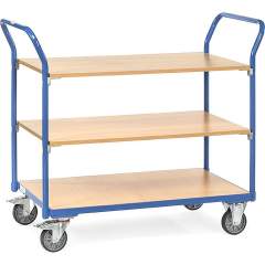 Fetra 1800. Table top carts. 200 kg, 3 shelves