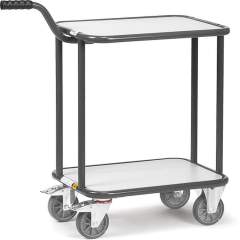 Fetra 1820. ESD dolly with gooseneck handle. 250 kg, platforme size 600x450 mm