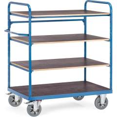 Fetra 18202. Shelved trolleys. 1200 kg, 4 shelves, height 1583 mm