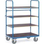 Fetra 18302. Shelved trolleys. 1200 kg, 4 shelves, height 1800mm