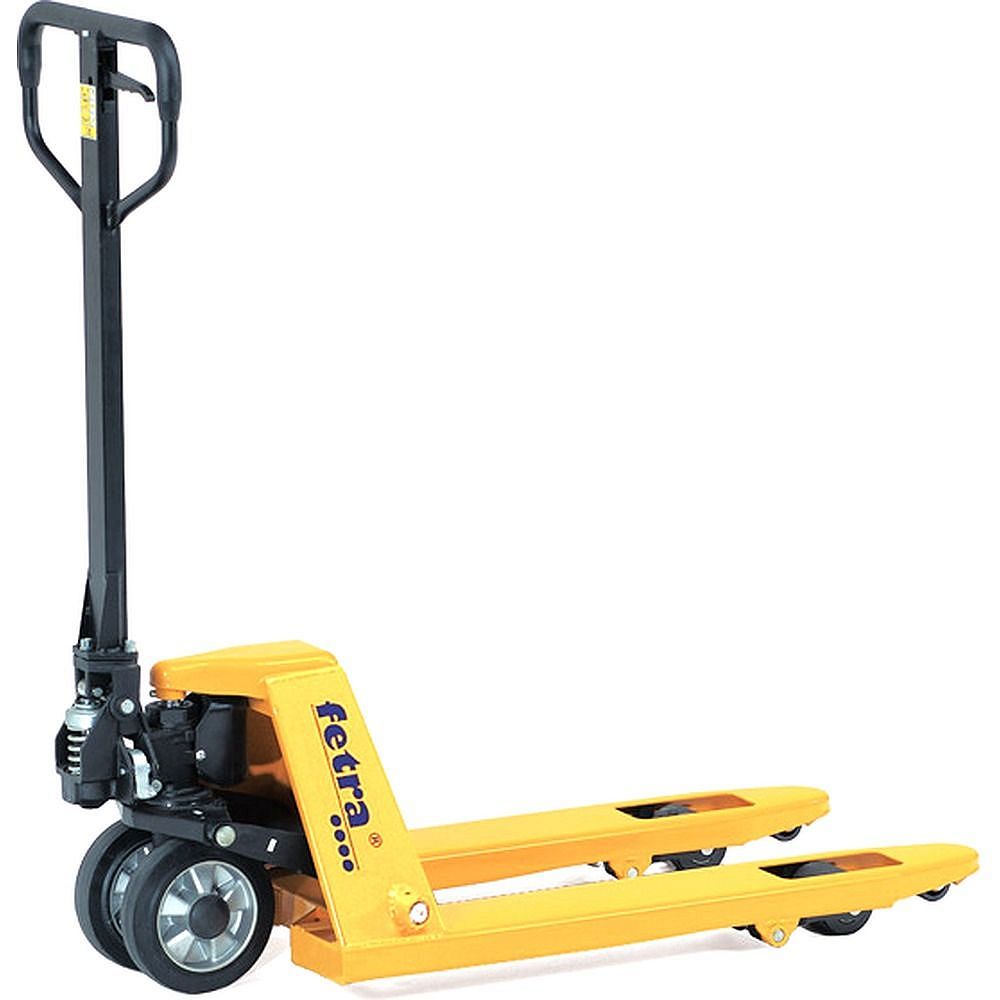 Fetra 2118. Pallet truck. 2500 kg, solid rubber, short type