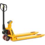 Fetra 2122. Pallet truck. 2000 kg, solid rubber, with scale