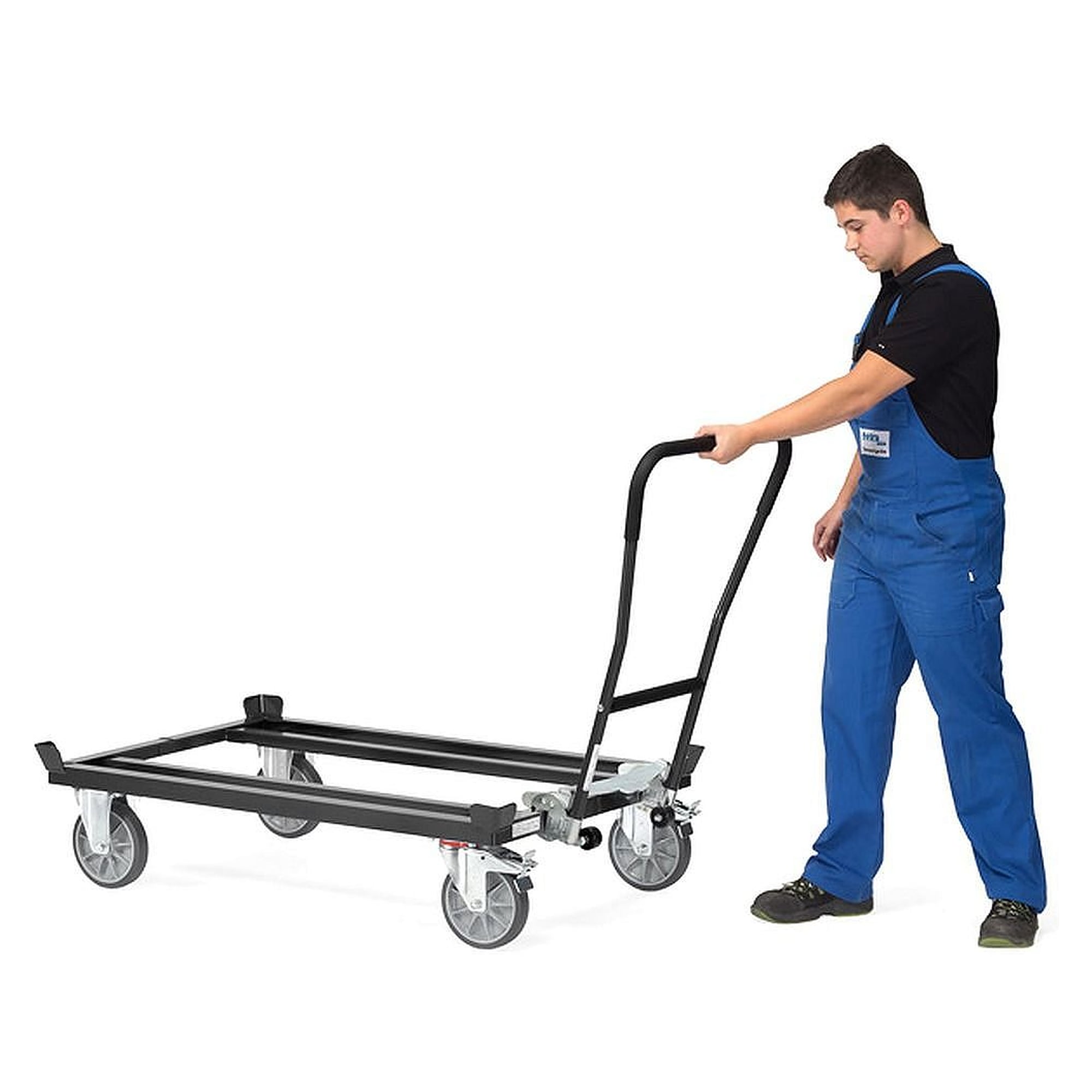 Clip-On Push Handle for Pallet Dollies - Fetra 22892-7016