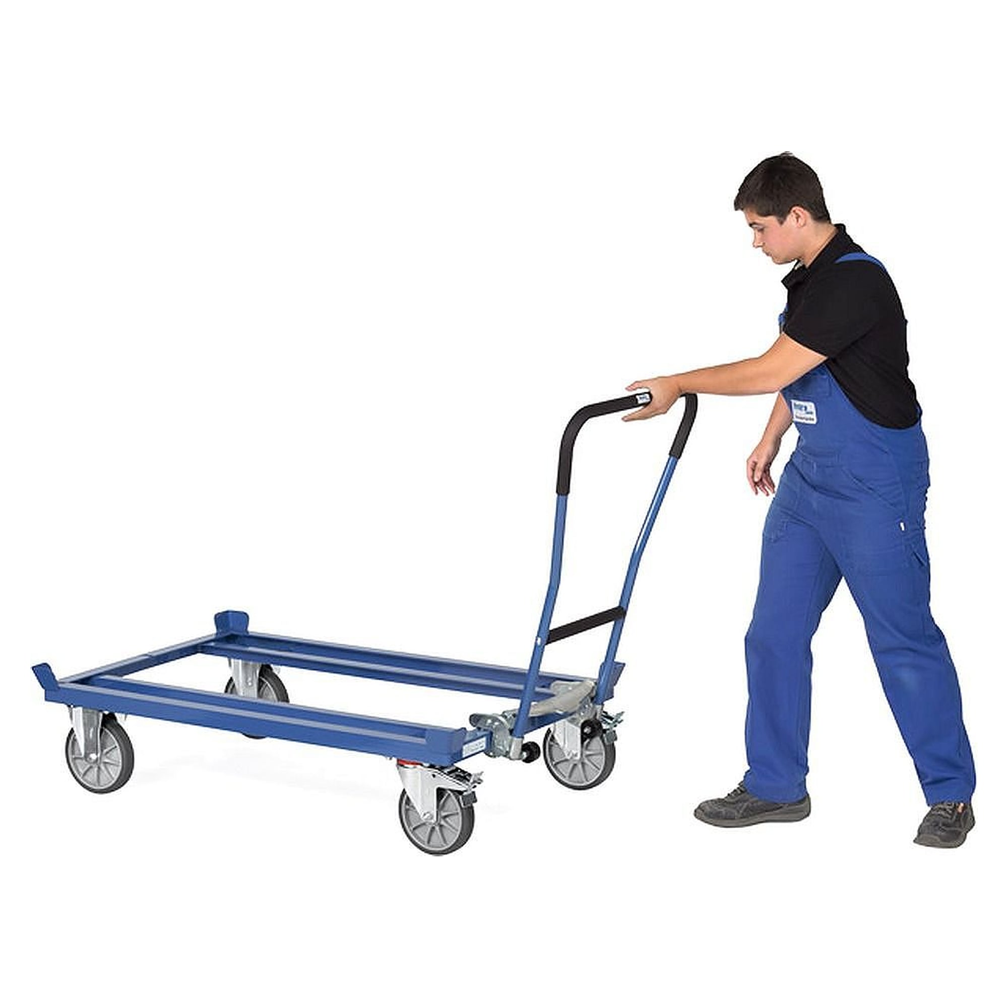 Clip-On Push Handle for Pallet Dollies - Fetra 22892