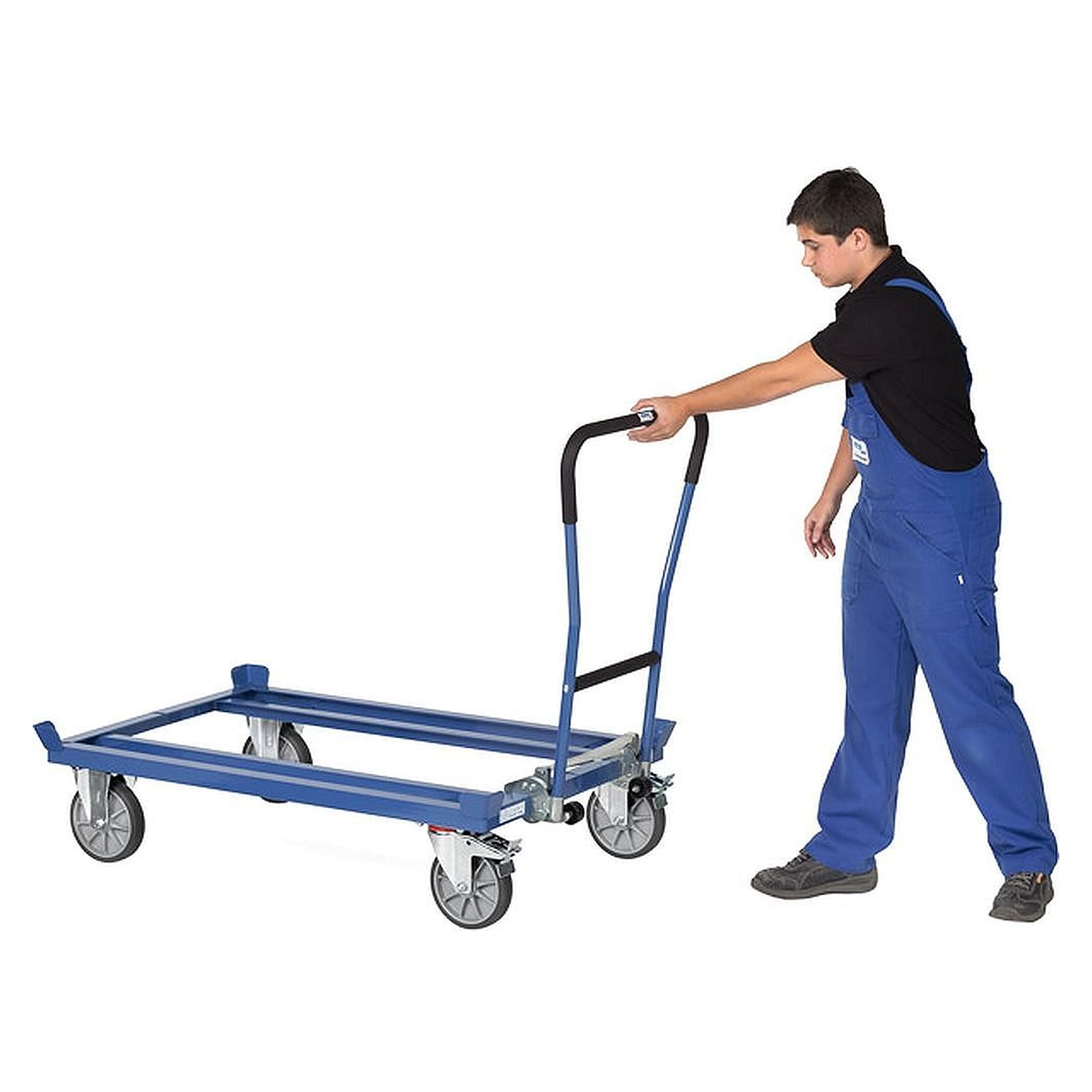 Clip-On Push Handle for Pallet Dollies - Fetra 22892