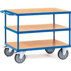Fetra 2421. Heavy table top carts. up to 600 kg, 3 shelves