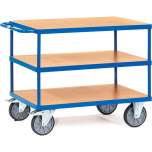 Fetra 2423. Heavy table top carts. up to 600 kg, 3 shelves