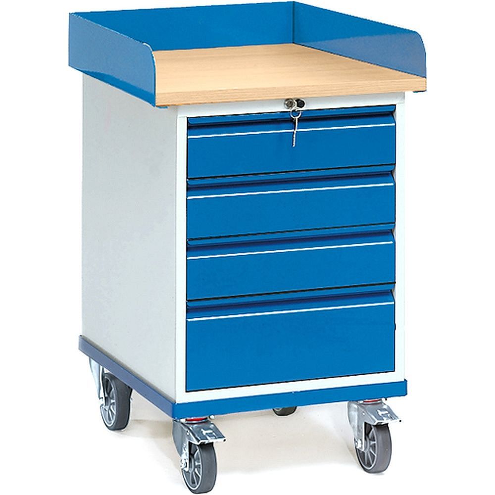 Fetra Rollschrank mit Arbeitsplatte 2446, Ladefläche 550x650 mm