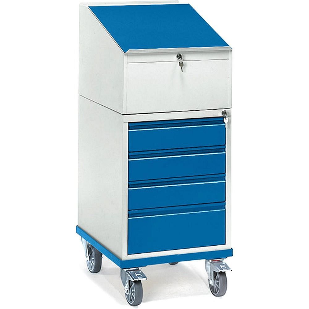 Fetra Rollpult 2449, (Unterbau Schubladenschrank)