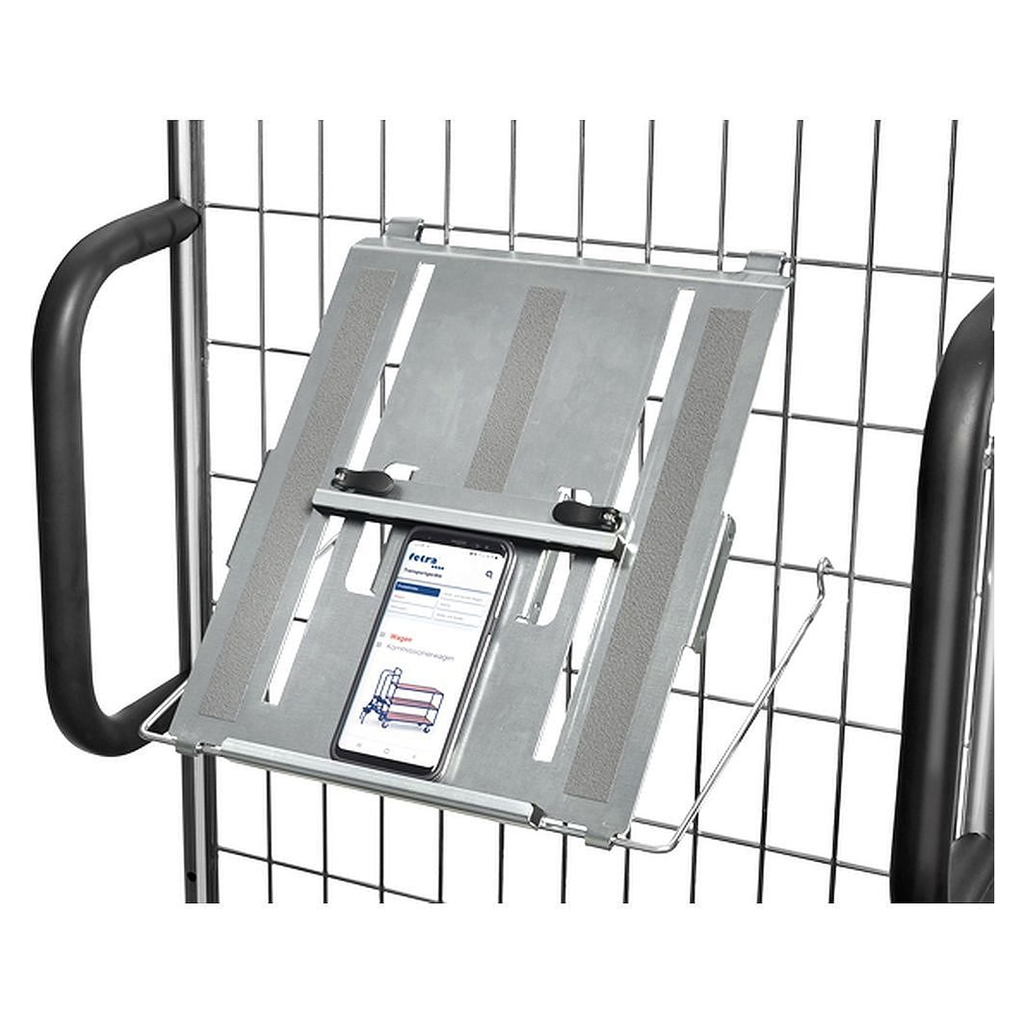 Tablet Holder Galvanised with Cam Clamp for fetra Transport Units - Fetra 28TH