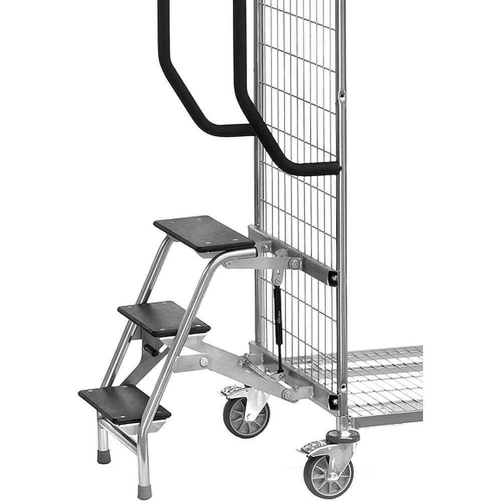 Fetra Trittstufen, für verzinkte Kommissionierwagen 610 mm breit