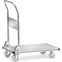 Fetra 3120. Aluminium platform trolley. 150 kg, platform size 740x480mm