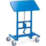Fetra 3285. Mobil tilting stands. 250 kg, adjustable in height 655 - 1025 mm, inclinable