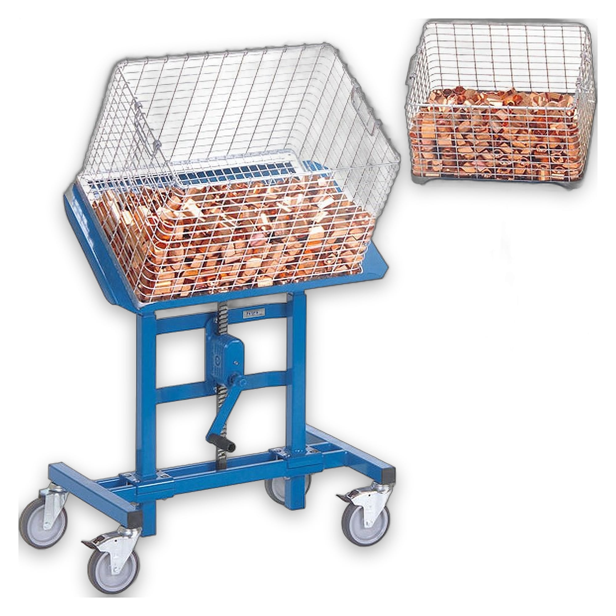Materialständer schwerlast 250 kg, Ladefläche 750 x 450 mm - Fetra 3285