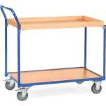 Fetra 3740. Light table top carts. 300 kg, with 1 box, high push bar