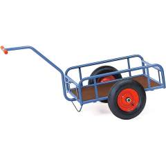 Fetra 4105V. Hand carts. Up to 400 kg, 1 axle, with rail 250 mm high