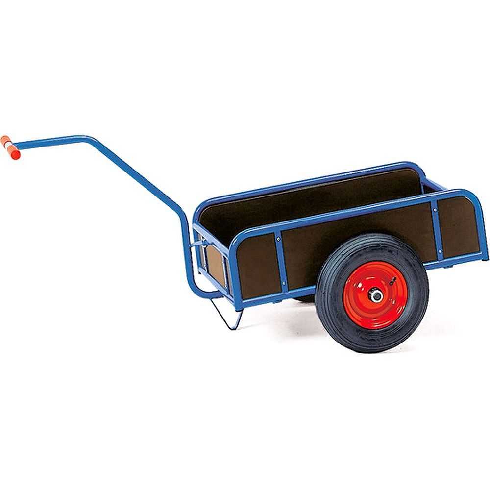 Fetra 4109. Handwagen. bis 400 kg, 1-Achser mit 4 Wänden, 250 mm hoch