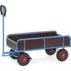 Fetra 4124V. Hand carts. 400 kg, 2 axles with 4 sides 250 mm, with automatic breaking system