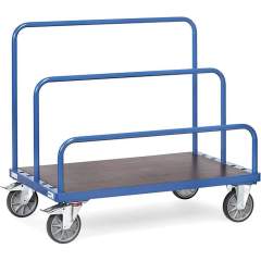 Fetra 4463. Trolleys for sheet material. up to 1200 kg, 7 positions for insertable tubular supports