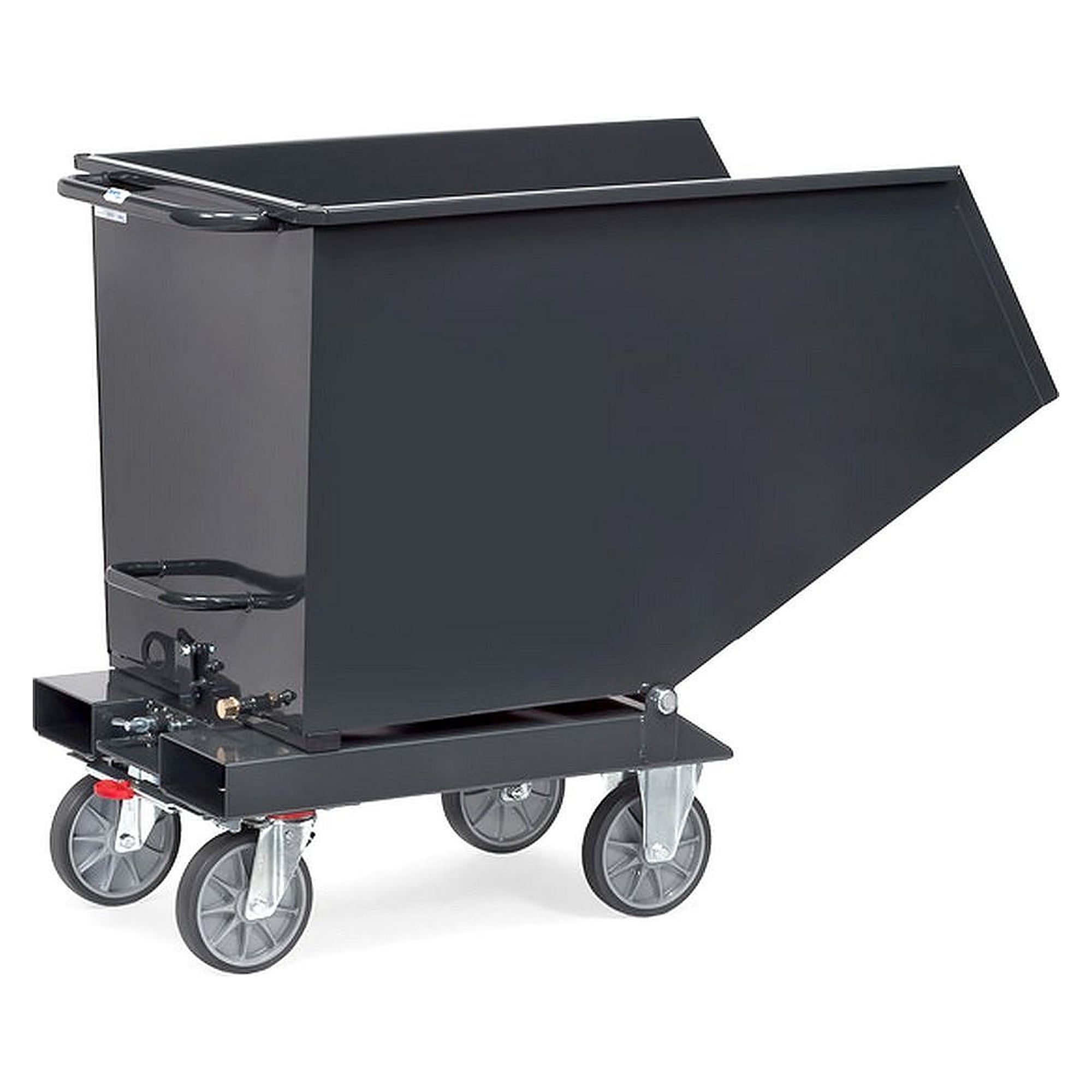 Benne basculante 600 litres 750 kg, avec passages de fourche - Fetra 4703A-7016