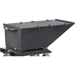 Fetra 47D2/7016. Cover for sheet metal dump trucks. Foldable cover, can be opened on 2 sides, anthracite