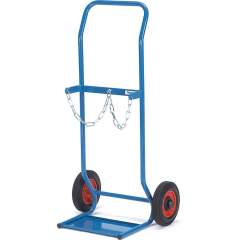 Fetra Stahlflaschenkarre 51005, Vollgummi-Räder 200x50 mm