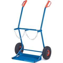 Fetra 51006. Steel bottle trolley. 100 kg, height 1100 mm, width 760 mm